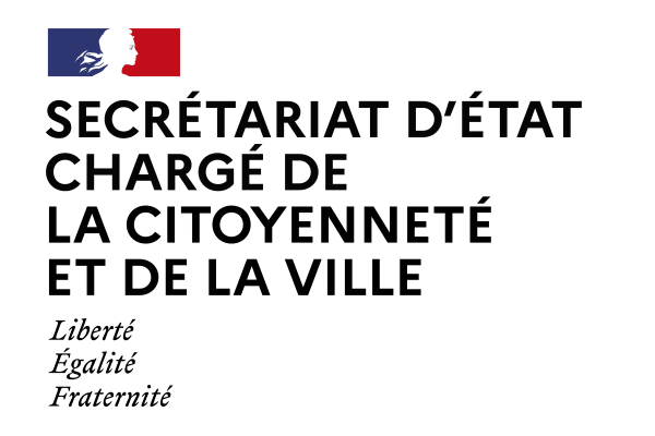 Logo secrétariat d'état chargé de la citoyenneté et de la ville